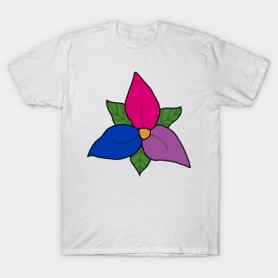 Bisexual pride flower T-Shirt